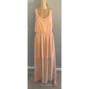 EUC Gibson & Latimer Maxi Dress Long Size M Orange